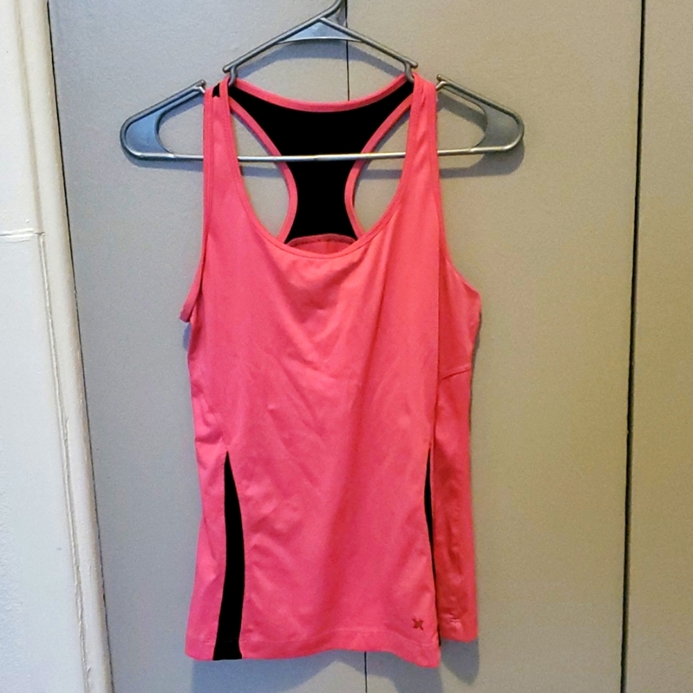 Pink Workout Razorback Shirt